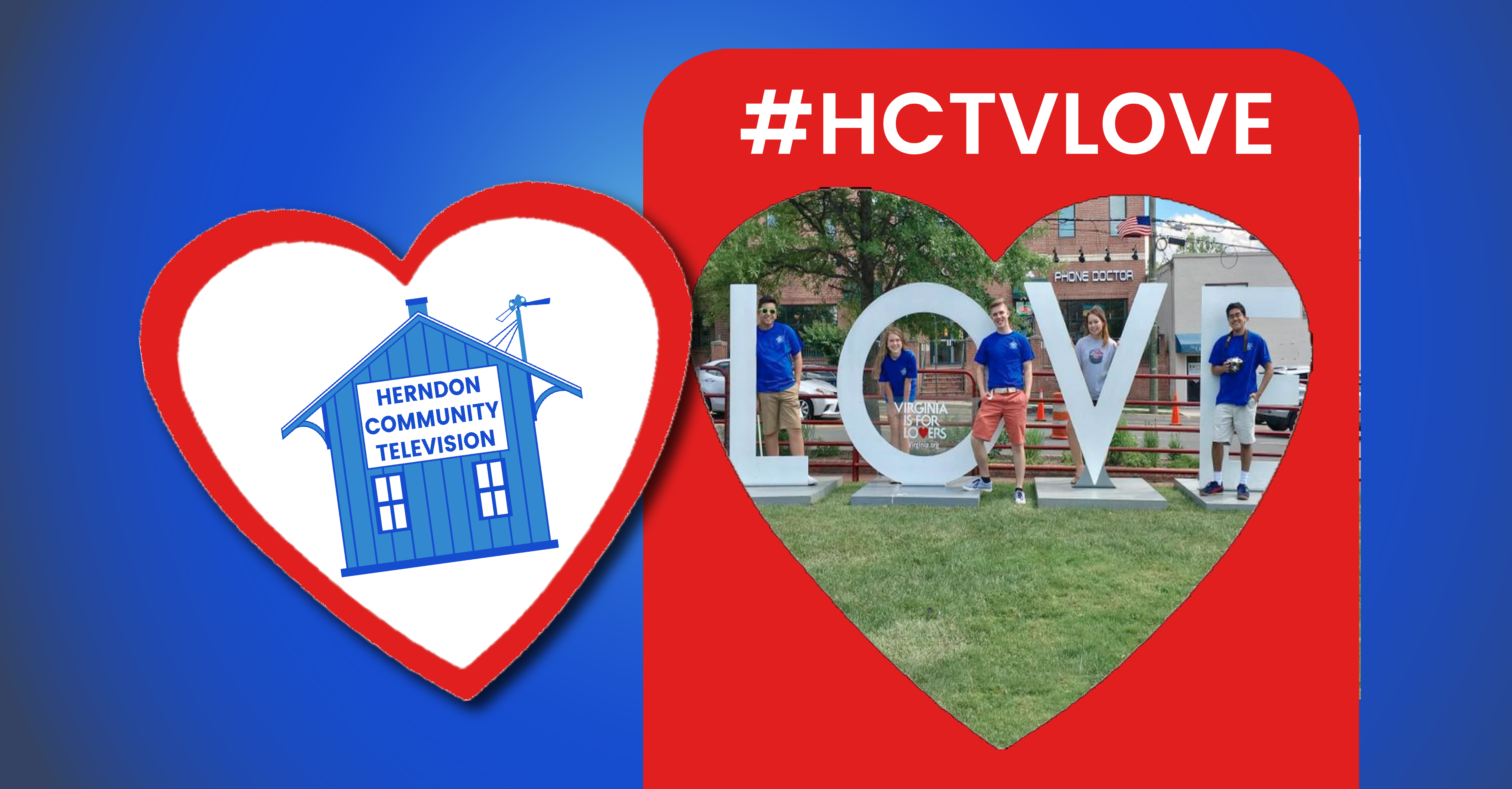 #HCTV Love photo frame magnet
